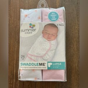 SwaddleMe 2-Pack - Pink and White